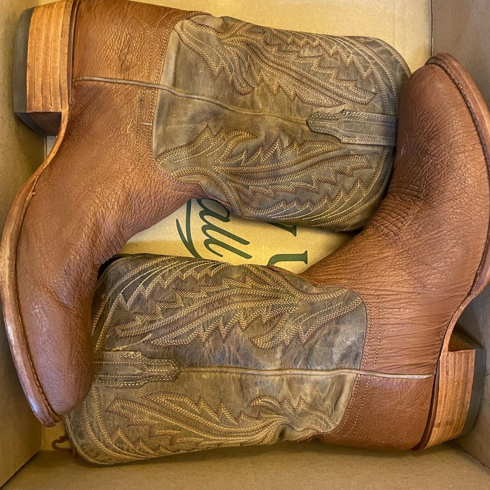 TECOVAS QUINTIN Sanded Shark Boots🦈🦈 12D standard width